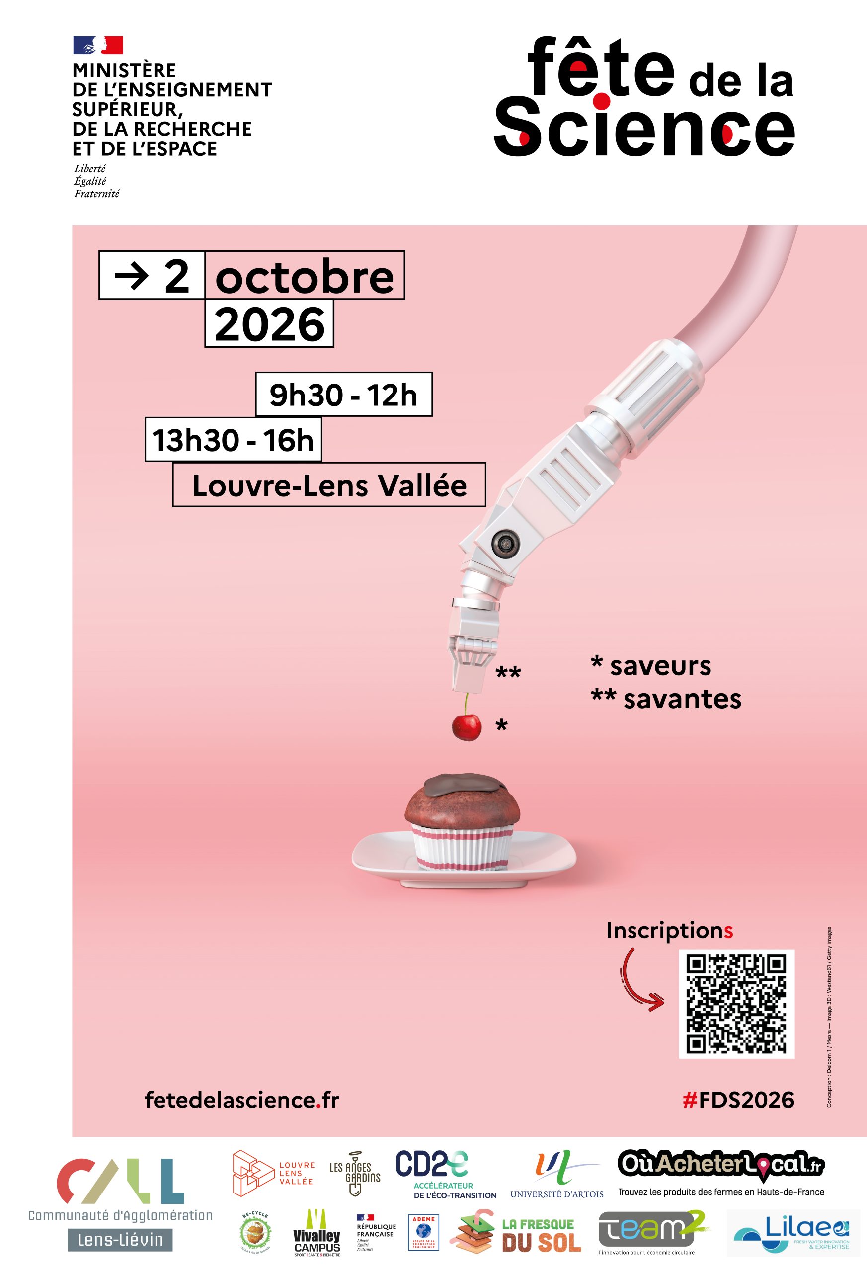 Affiche de la fête de la science édition 26
